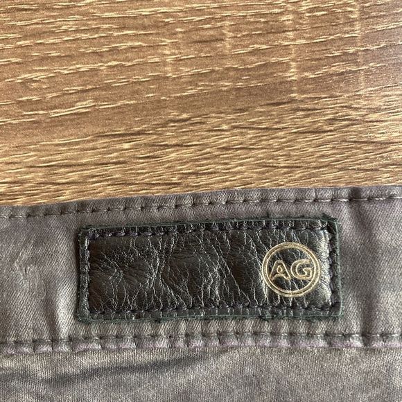 AG The Legging Ankle Super Skinny Wet Look Jeans 25R - Picture 4 of 13